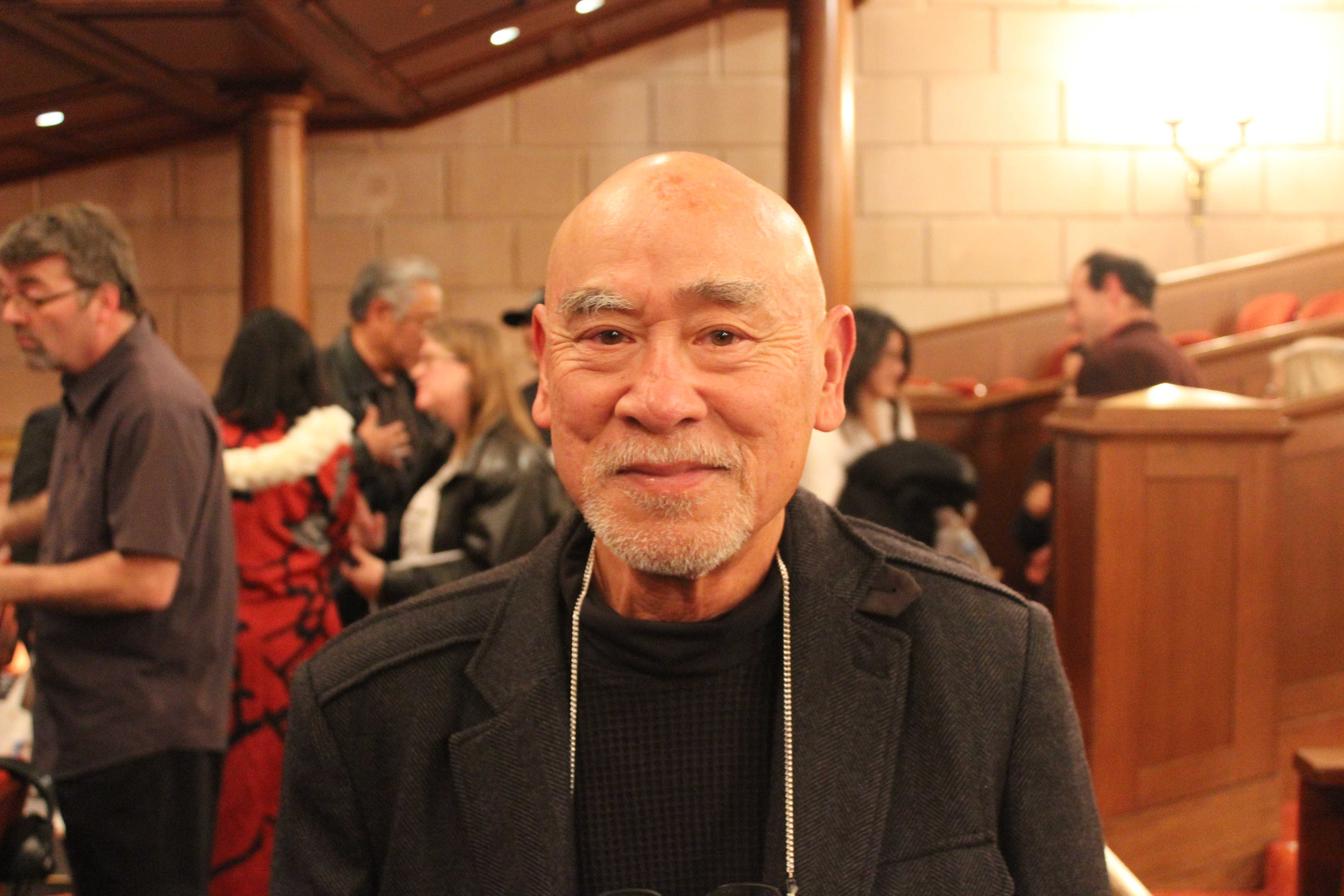 Hiroshi Shimizu at the Fred Korematsu Day celebration in San Fransisco. Photo by Gabriela Rossner.