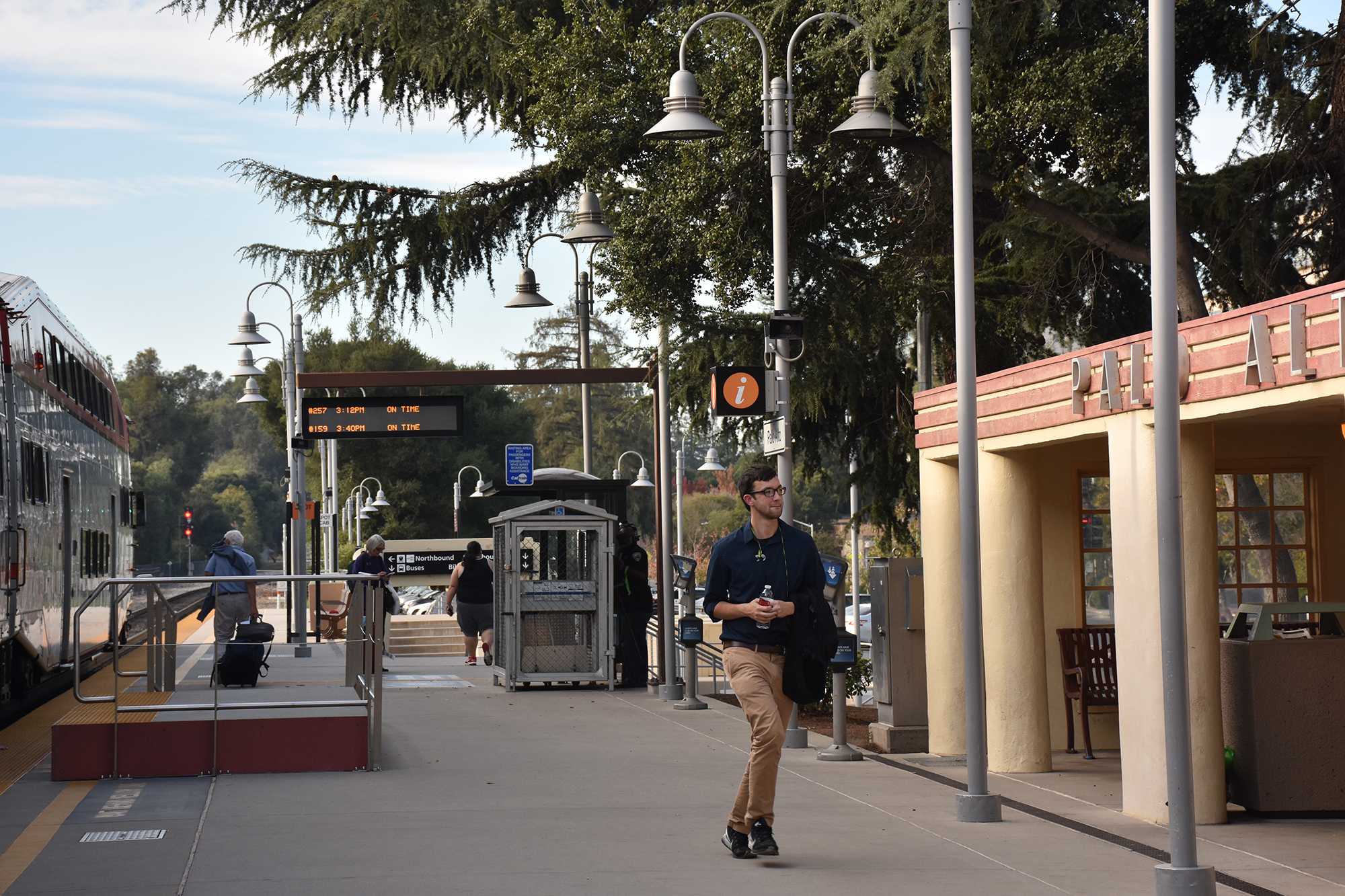 The CalTrain station near University Avenue provides a convenient stop for those employed Downtown or at Stanford University.