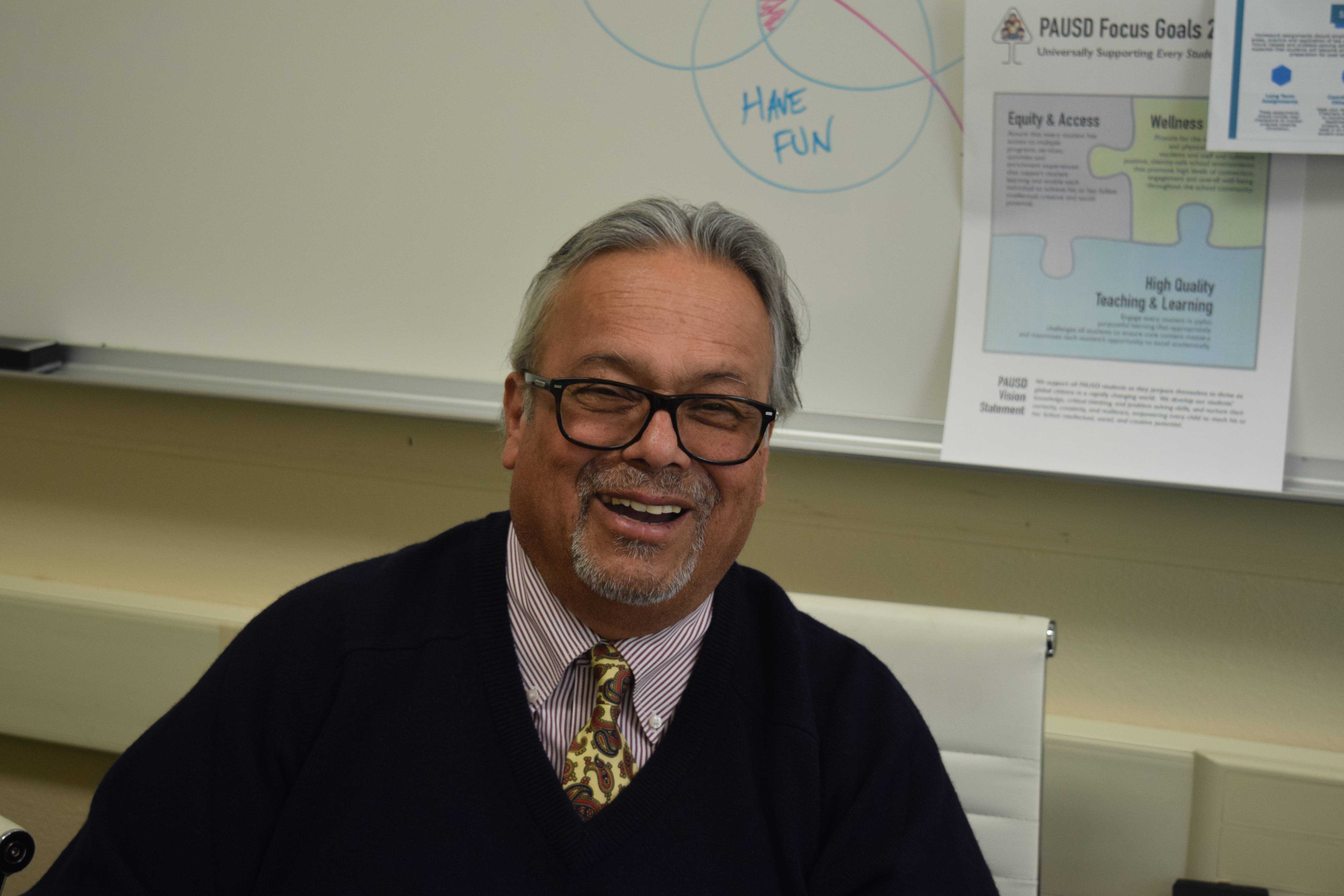Three questions with interim principal frank rodriguez