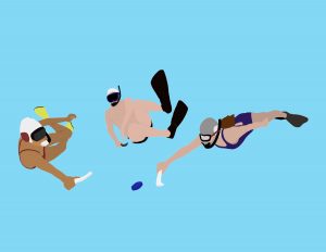 Diving after the puck: Freshman plays underwater hockey