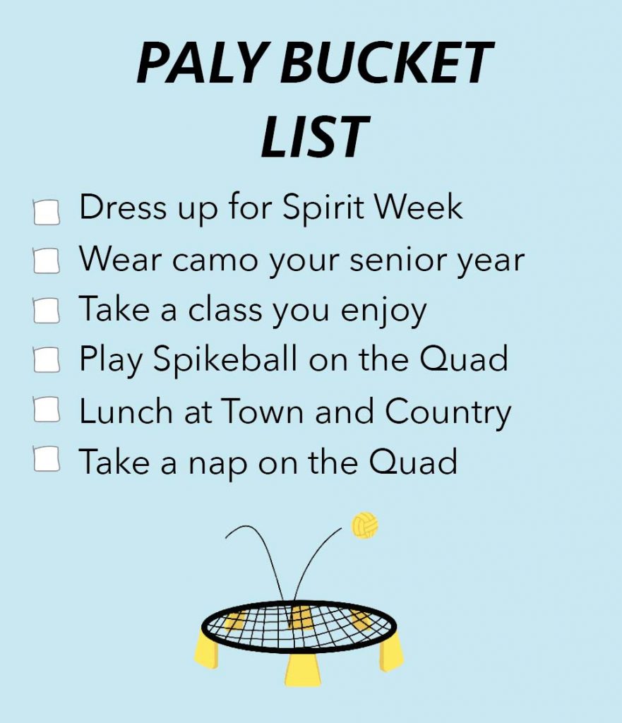 Paly bucket list