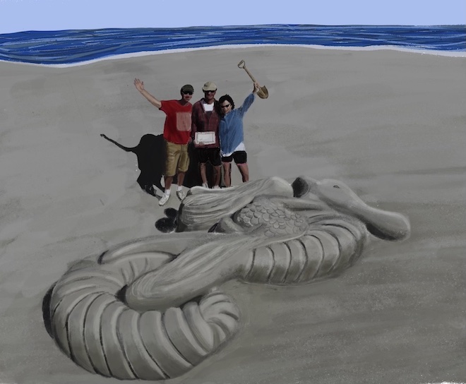 Sculptures in the sand: Teacher Badillo Novas’ Seaside Passion