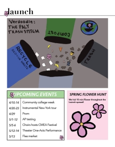 Launch: Verdoodle, upcoming events, spring flower hunt