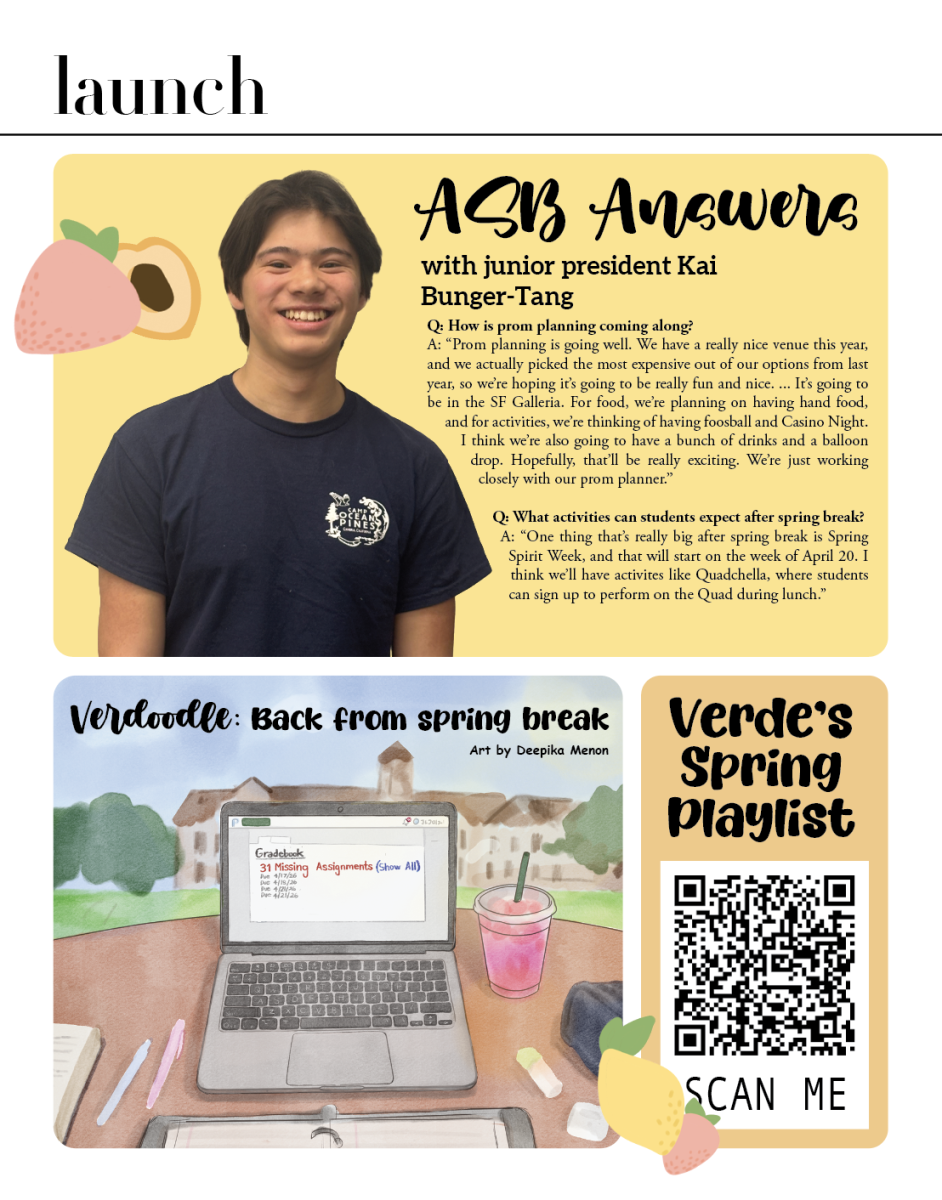 Launch: ASB answers, verdoodle, spring playlist
